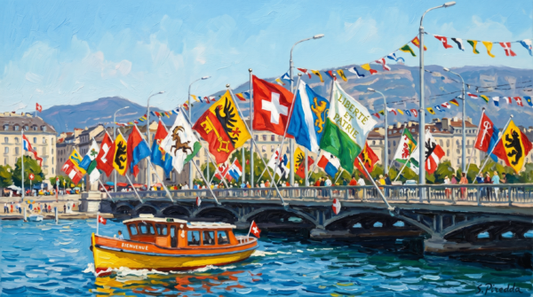 Drapeaux Suisses